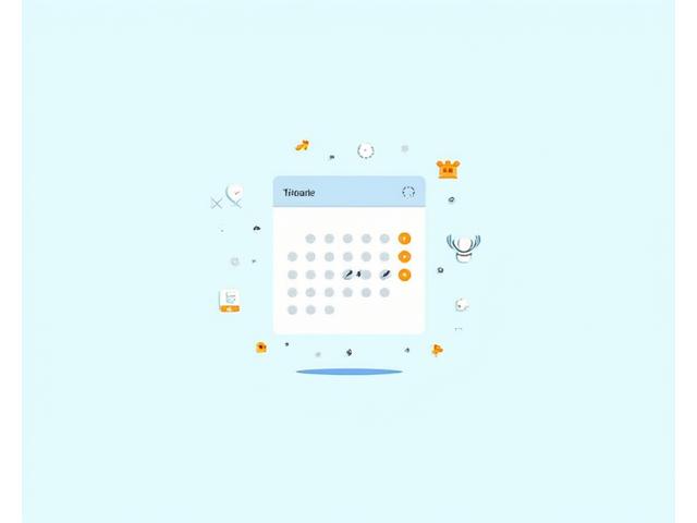 Digital calendar interface with automated entries and notifications, symbolizing efficient AI scheduling.