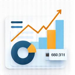 A dashboard with various charts and graphs, representing data analysis and insights
