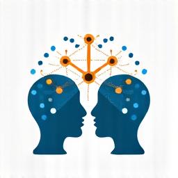 Abstract depiction of interconnected minds or gears, symbolizing a collaborative digital culture